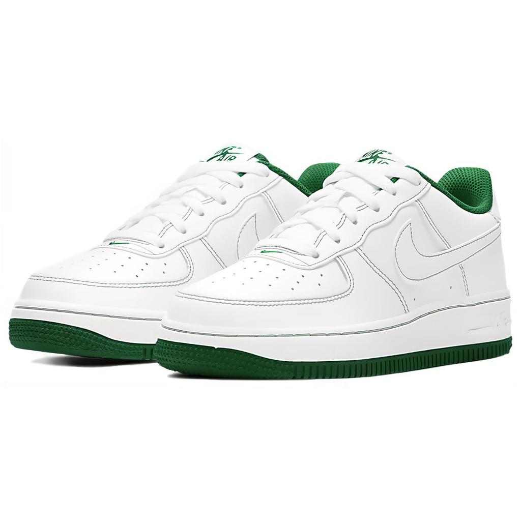 New Nike Air Force 1 Low White Pine Green GS CW1575-103