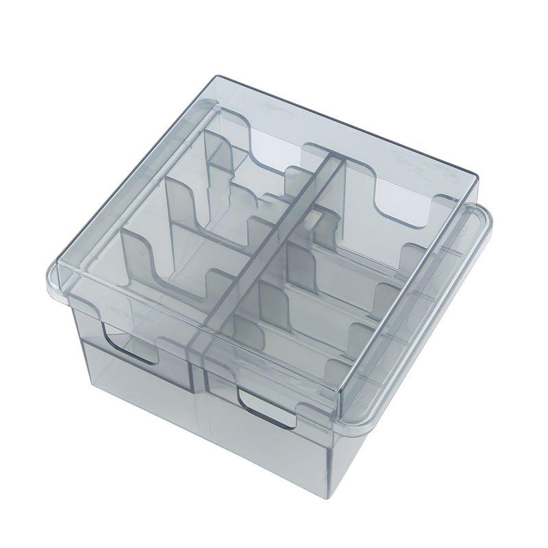 A04V Сетчатый базовый ящик для хранения 8 шт машинок для стрижки волос триммеров насадок-ограничителей направляющих насадок парикмахерский инструмент для направляющих насадок Wahl серый 2790₽