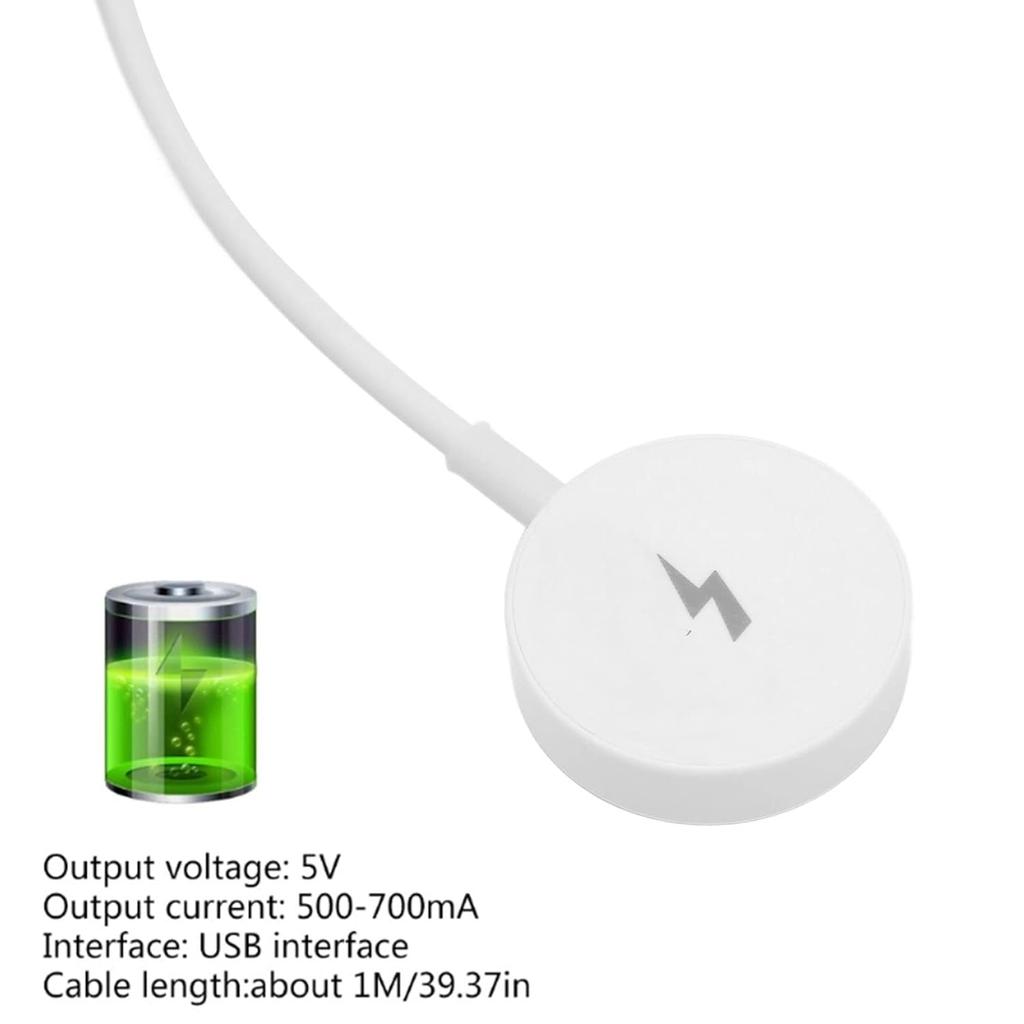 Luqeeg Smartwatch Cable, Magnetic Smart Watch Charger USB Smartwatch Charging Cable Dock Stand Portable Smartwatch Charger Replacement for Fossil Gen