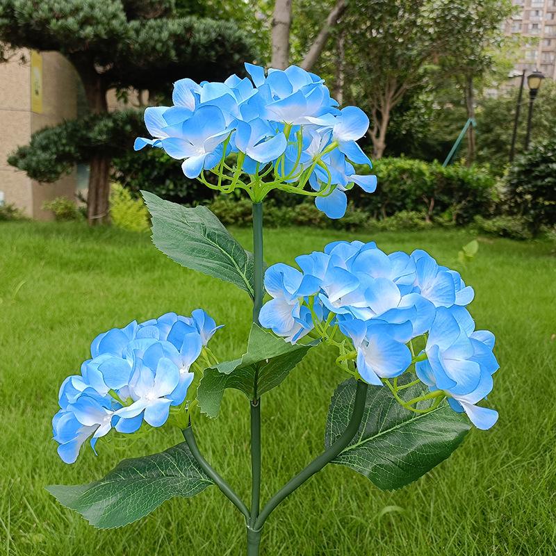 Waterproof Solar Hydrangea Garden Light - Outdoor Decorative Lawn Lamp