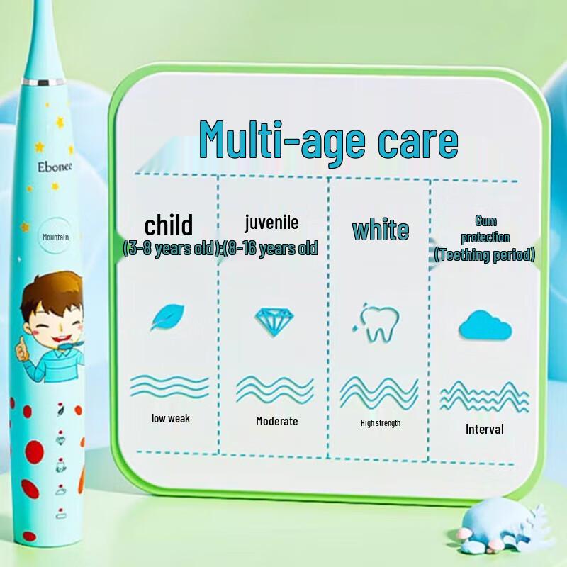 Ebonee C1S German Kids Sonic Electric Toothbrush