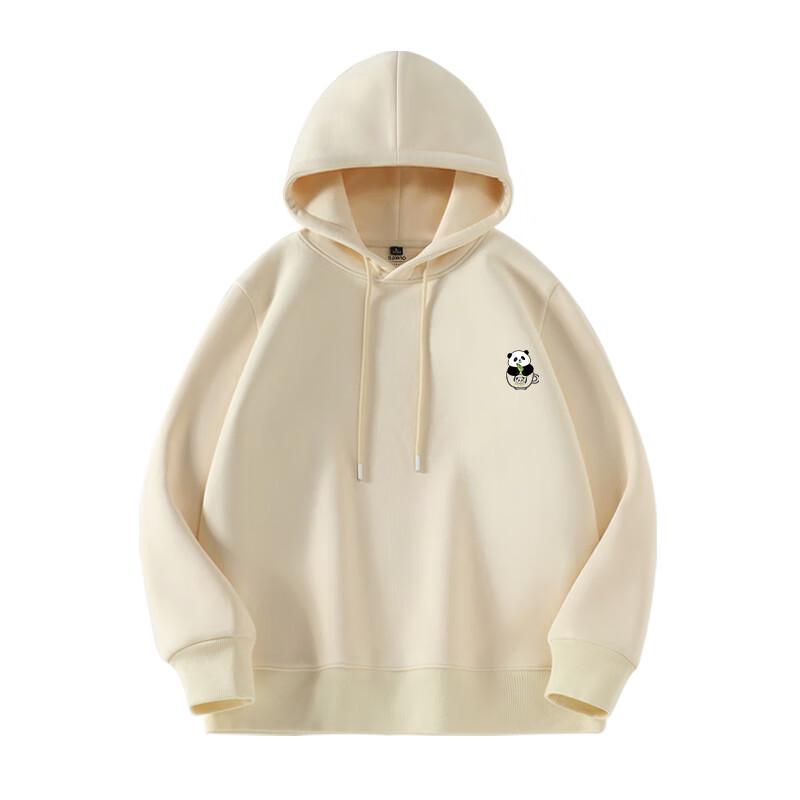 Baleno Men's Panda Print Loose Hooded Sweatshirt