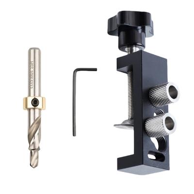Aluminum Profile Drilling Assistant Aluminum Profile Vertical Drilling Machine Double Hole Locator Metal Drill Bit