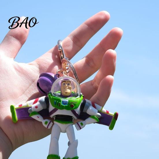 Kids Car Air Freshener Keychain Pendant, Woody Buzz Lightyear Freshener, Aromatherapy Vent Clip Accessory for Toy Fan Gift Character Pendant