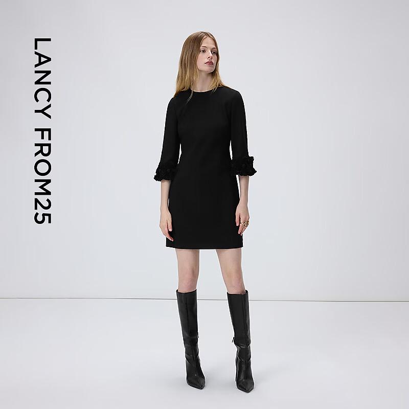 LANCY Artist Collaboration Petal Sleeve Dress