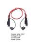 SAE Extension Cable 14AWG SAE to SAE Quick Disconnect Wire Harness SAE Connector Solar Panel Extension Cable 50cm/20inch