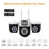 V380 Pro Triple-Eye Wireless Camera: Three-Screen, Three-Lens Intercom Surveillance System