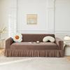 Autumn and Winter Plush Sofa Cover All In One Universal Skirt New Anti Cat Scratch High End All Inclusive Cover