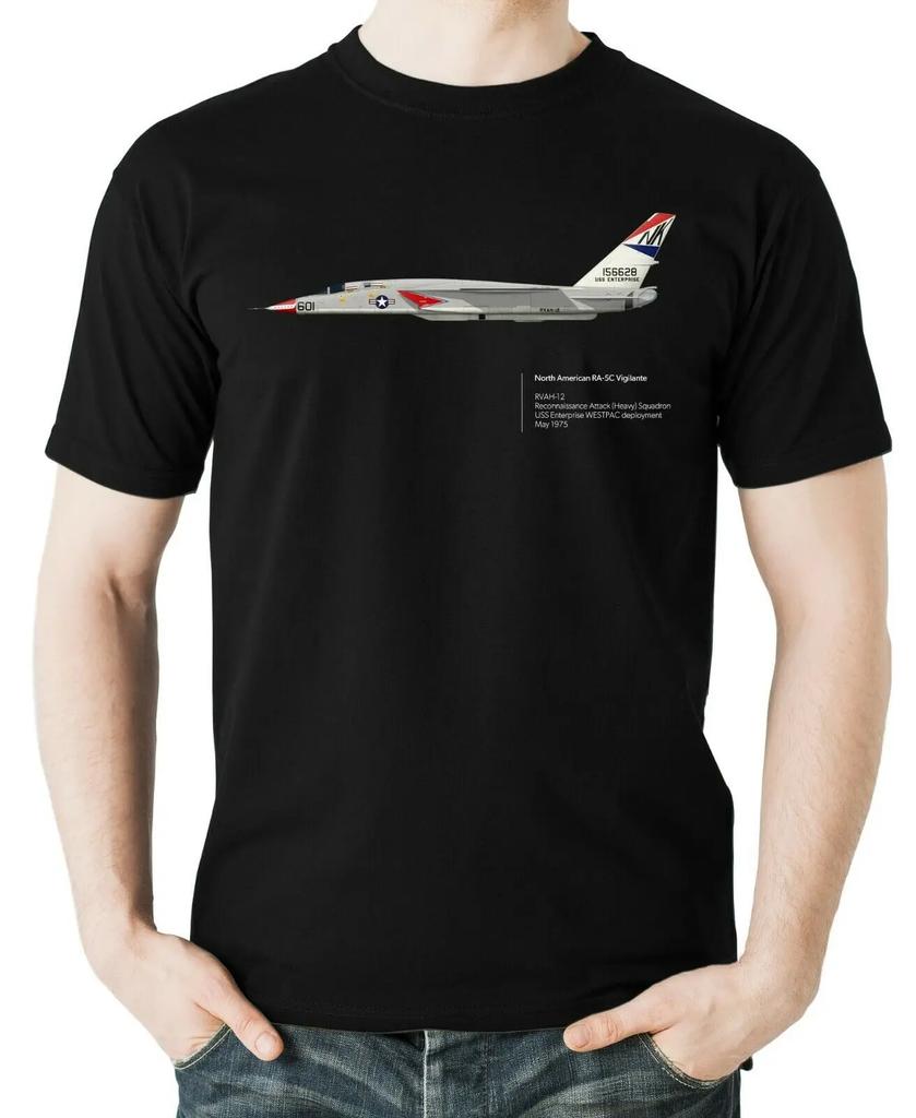 North American Ra5c Vigilante Nuclear Capable Attack Bomber Tshirt Summer Cotton Short Sleeve Oneck Unisexs T Shirt New S3xl