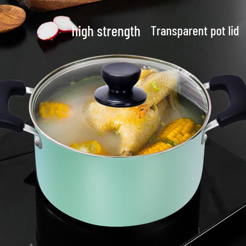 Zhi Shi Ceramic Non-stick Soup Pot with Steamer