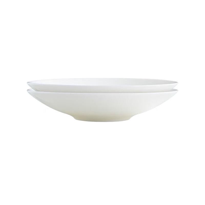 Huihuang Jingdezhen Pure White Bone China Round Deep Plate