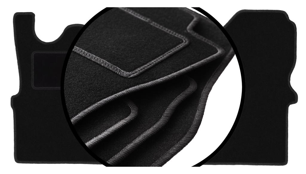 Set of Velour Floor Mats For: Iveco Daily VI Delivery Van (2014-)