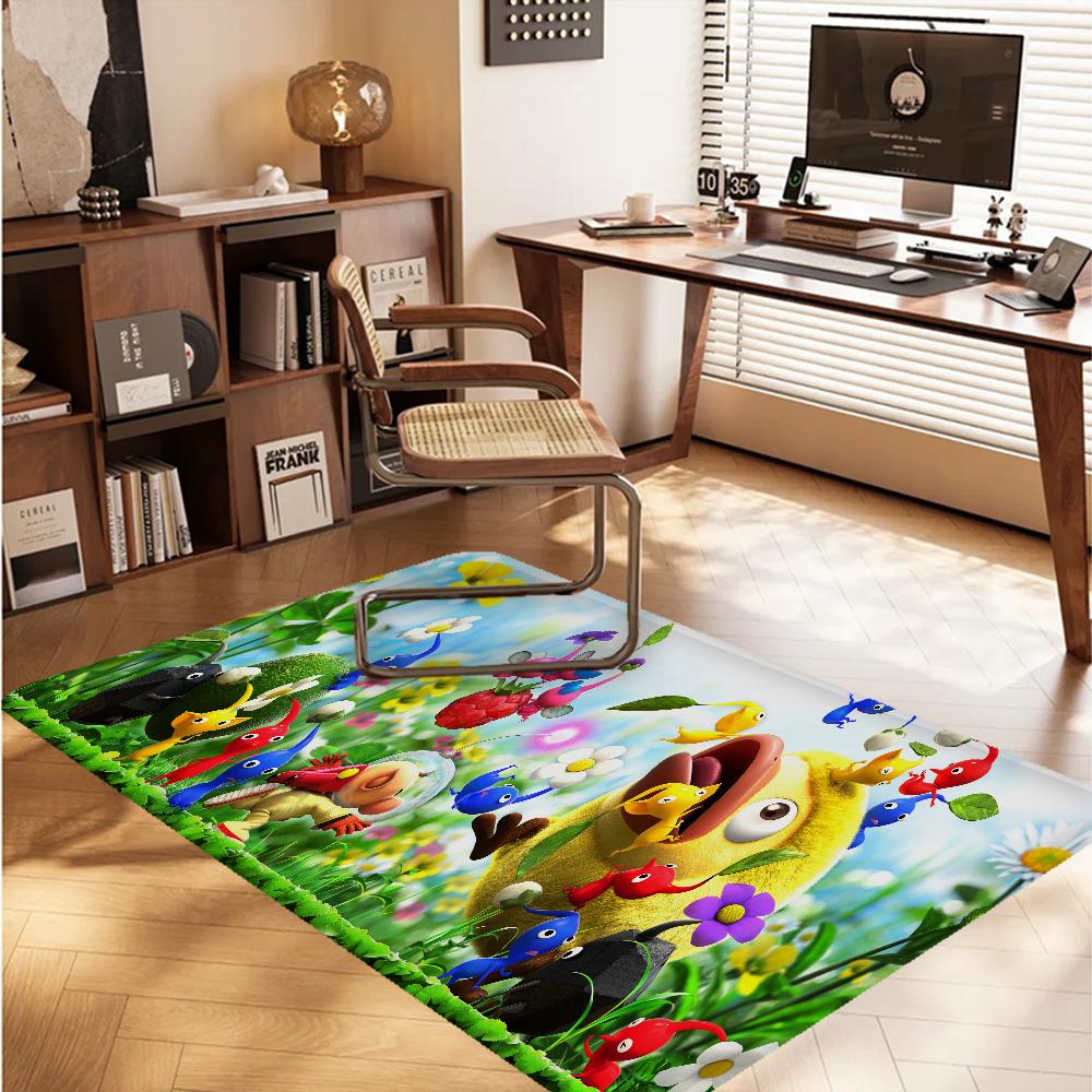 P-Pikmin Game Room Kitchen Mat Cheaper Anti-slip Modern Living Room Balcony Printed Modern Home Decor