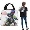Motocross Dirt Bike Studios MX Rider 35 Isolierte Lunchtasche für Damen Kinder Tragbare Lebensmittelboxen Thermische Lunchbox Tragetasche