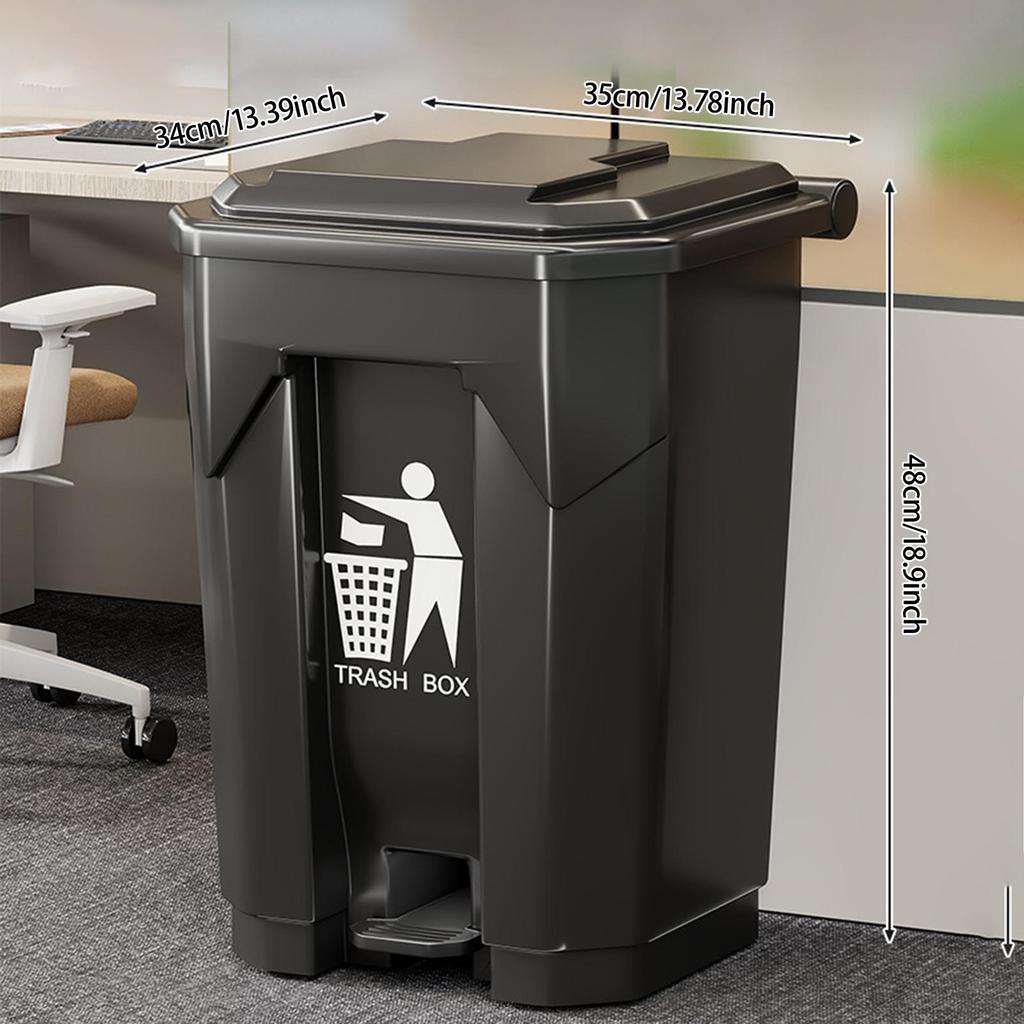 Dustbin with Step Feature Garbage Bin for Home Toilet Area