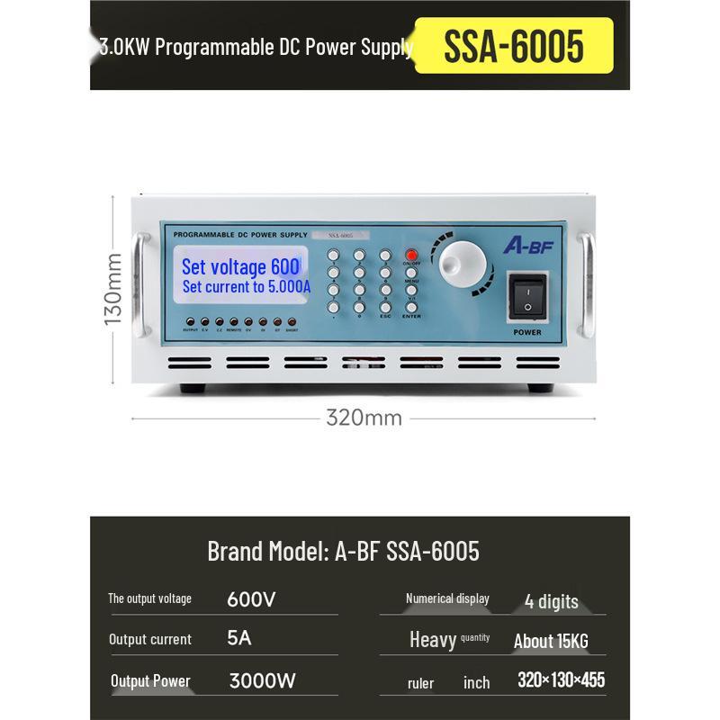 A-BF/Uncommon SSA Programmable DC Power Supply 600W-3000W for Electronics Aging and Maintenance