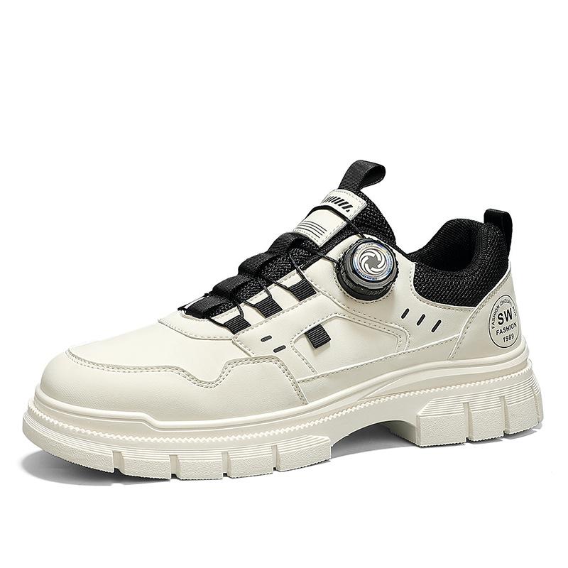 

Мужская рабочая обувь страхование труда новая осень строительная площадка работа толстая подошва износостойкая инструментальная обувь мужская низкая посадка Мартин приливная обувь 44 бежевый