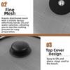 Fine Mesh Splatter Screen Anti-Splash Anti Grease Lid Practical Splash Guard Cover  Frying Pan Use