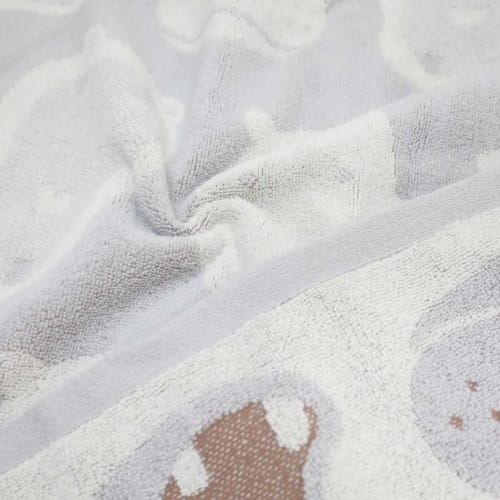 Hayashi Bath Towel, Approx. 60 x 120 cm, Animal Face Hippopotamus, BO400229