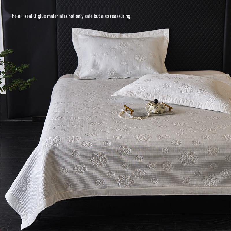 Meiji Nishikawa Cool Touch Ice Bear Mat – Foldable, Machine Washable Ice Silk. 150cm*200cm Bed