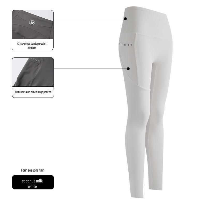 

High Waist Tummy Control Yoga Pants with Butt Lift and Shape for Outdoor Training Extra Large