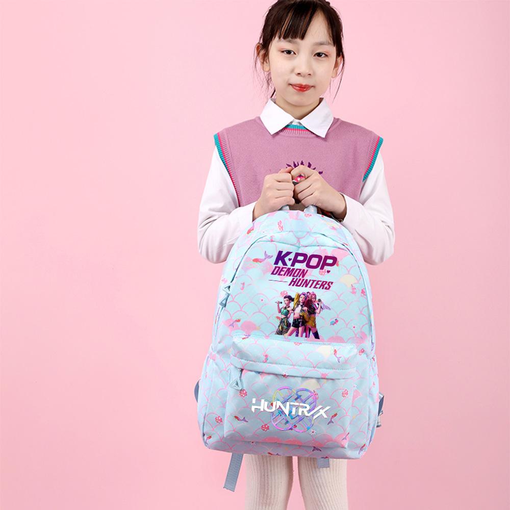 3 Stück/Set Anime Niedlich Kpop Bedruckter Rucksack Handtasche Federmäppchen für Teenger Studentin Student Junge Schultasche Kinder Schultasche Große Kapazität Reisetasche Geschenk