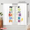 2pcs 2D Flat Printing Drapes No One Is You Superpower Polyester Fabric Without Electricity 0 Perfect for Holiday Parties Home