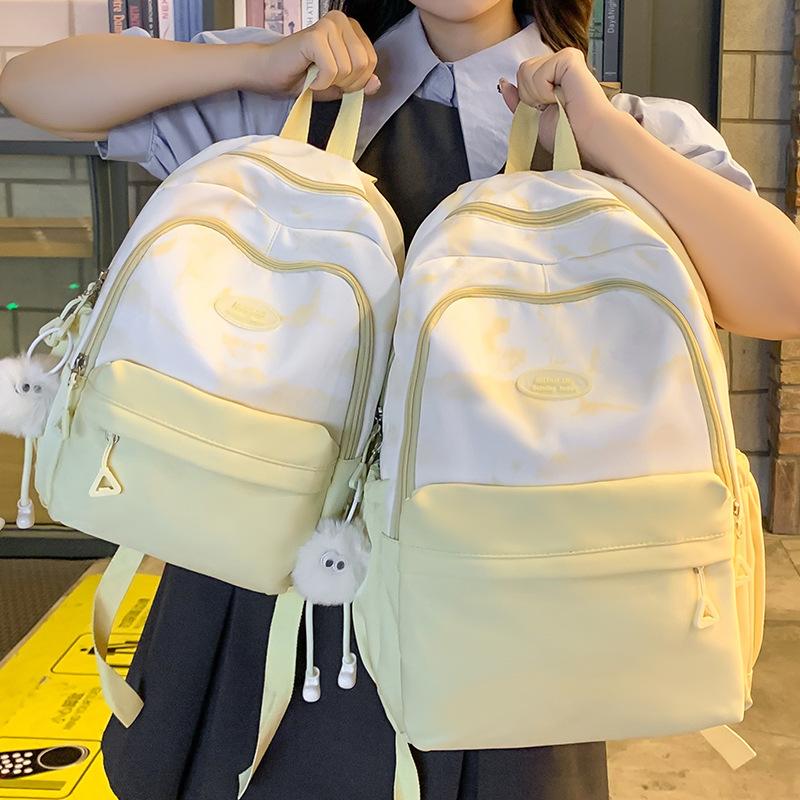 Children's Schoolbags Elementary School Students Junior High School Girls High School Students High Looking Printed Backpacks