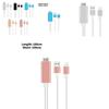 Apple 14 Hdmi Screen Mirroring Cable With Lightning Connector For Phone To Tv Display