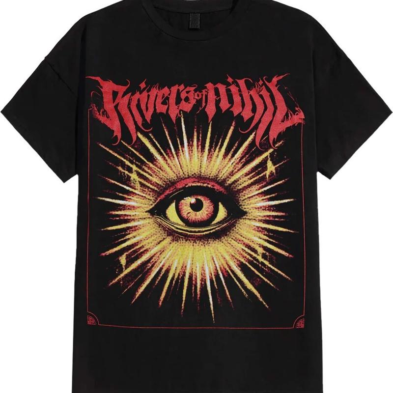 

Rivers Of Nihil The Aggressive Progressive Tour 2025 T Shirt 5XL різнокольоровий