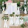 1Pc Large Wedding Pew Bows With Long Tails Wedding Aisle Decorations Bows Satin Ribbon Background Decor For Bridal Shower