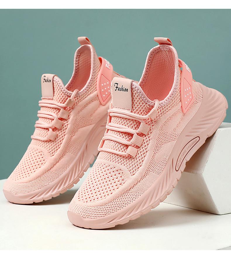Hair Women's Shoes Autumn Sports Shoes Soft-soled Running Shoes Mesh Shoes Single Shoes KT