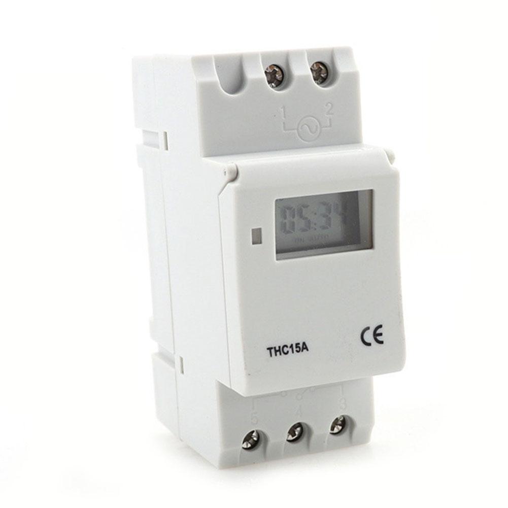 1PCS Time Relay Switch Digital LCD DIN Programmable