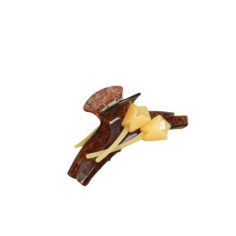 Elegant Calla Lily Acetate Hair Claw Clip – Original 3D Design, Luxury Finish