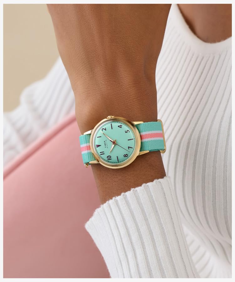 Merlin Uhr Quarz 30M Wasserdicht Acryl Grünes Zifferblatt TW2Y49700 Unisex [TIMEX] [Authentisch]