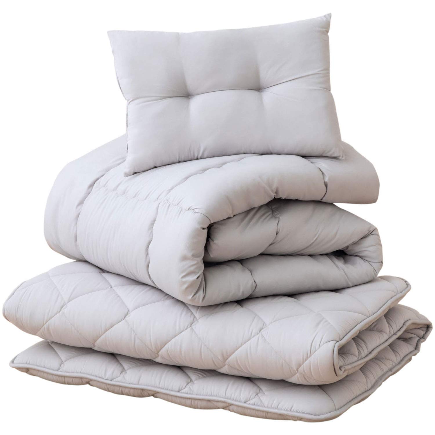 

Emur Futon Single Made in Odor Mite Resistant Loose Compression Set, Подушка, Одеяло, Футон, Япония, Моющийся, Антибактериальный, Устойчивый, [Класс 3],