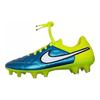Nike Tiempo Legend V Round Toe Comfortable FG (Rubber Long Studs) Non-Slip Durable Soccer Shoes Unisex Soccer Shoes Blue 744951-401