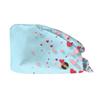 Unisex Scrub Cap mit Herzmuster Arbeitsmütze Verstellbarer Knopf Chirurgische Medizinische Kappe für Krankenschwestern, Köche und medizinisches Fachpersonal