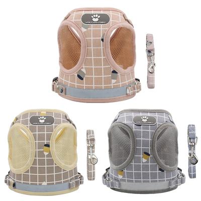 Pet Leash, Vest Type Cat Chest Strap Anti-break Free Cat Leash Pet Supplies