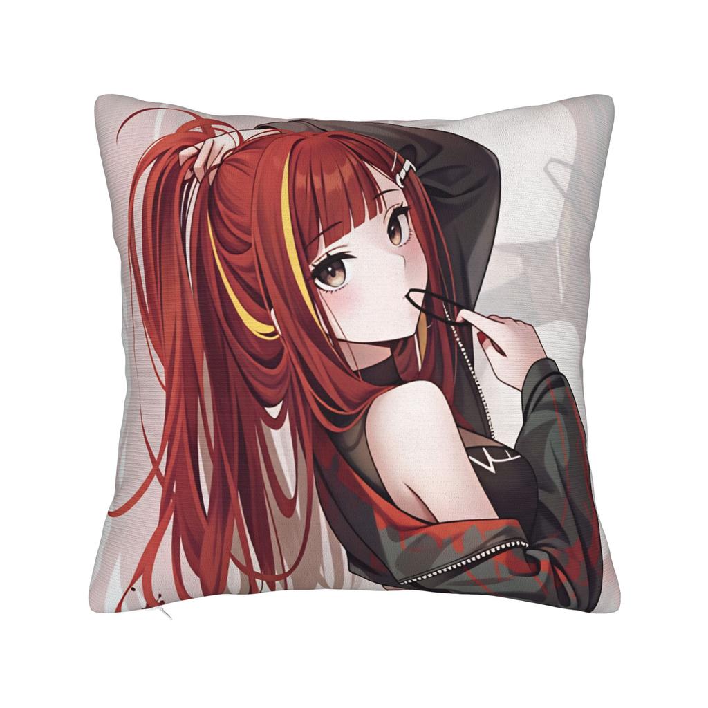Akane Lize Singer Pillow Cover Graphic Cushion Cover Vintage Pillow Case For Living Room Sofa