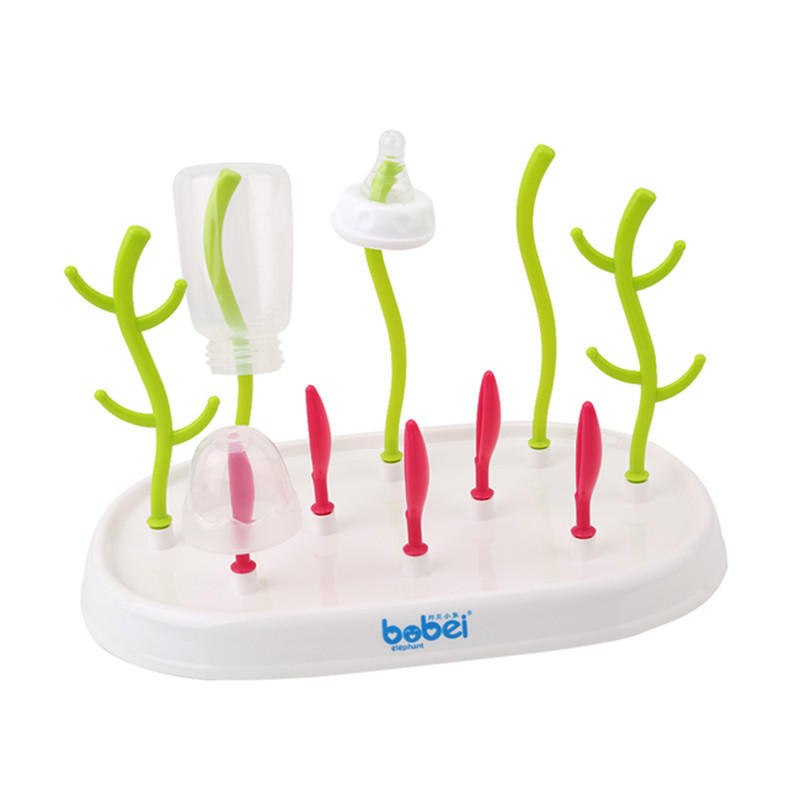 Buy Infant Baby Bottle Drying Rack Removable Dryer Cups Teats Breast