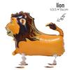 Cartoon Animal Walking Balloons: Duck & Pig for Birthday Decorations or Night Market Promotions