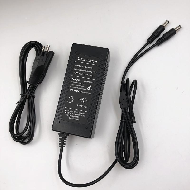 29.4V 1.5A Hovershoes Battery Charger For Sakteboard Hovershoes Self Balancing Smart Hover Roller Skates Shoes