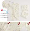 baby long baby easy to change for nursery commuting to 90cm [DWSIOOW] Front-opening coveralls, pajamas, rompers, sleeves, clothes, boys, girls,