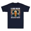 I Like Beer And My Records And Maybe 3 People Funny Unisexs Short Sleeve TShirt