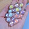 AB Color Two-Tone Transparent Round Beads for DIY Jewelry Making