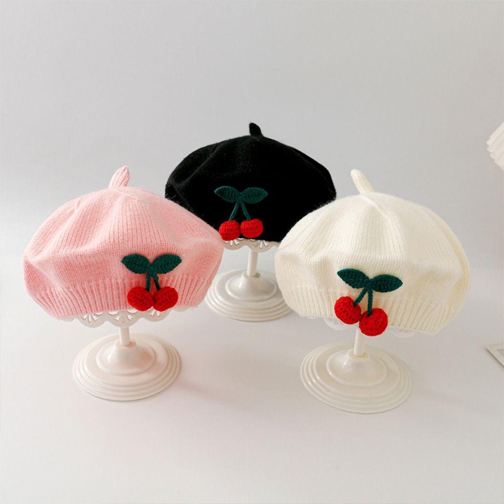 Kawaii Strickmütze Künstler Kleinkind Prinzessin Maler Mütze für Kleine Jungen Mädchen