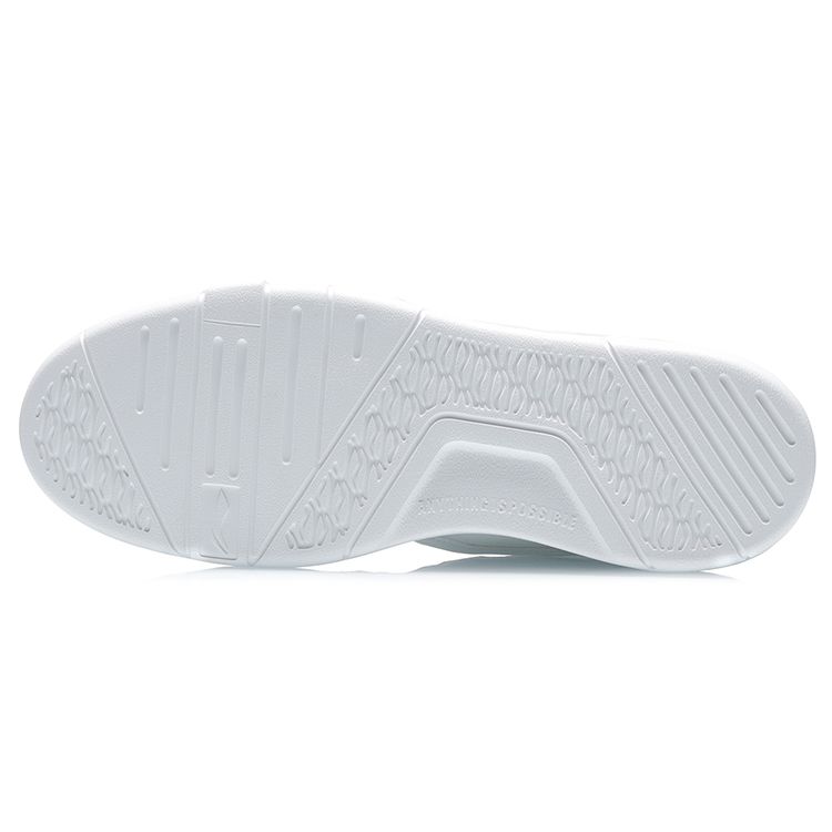 Li Ning We Wo Non-Slip Breathable Lightweight Balance Wear-Resistant Low-Top Skate Shoes Men Skate Shoes White Black AECR003-1