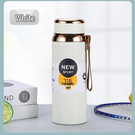 316 Stainless Steel Insulated Water Bottle - Large Capacity Star Design, Portable for Men & Women, Perfect for Tea & Outdoor Sports