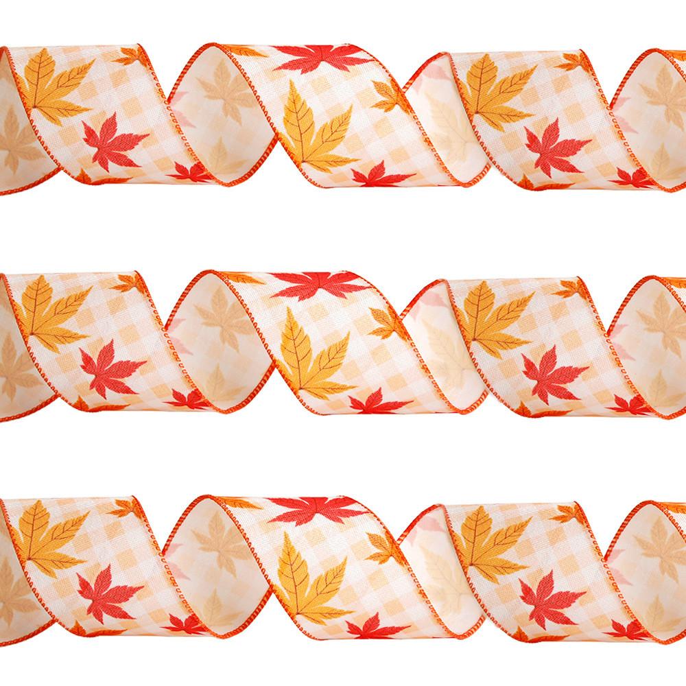 65cm Unique Wide Seasonal Ribbon For Thanksgiving And Celebrations Halloween